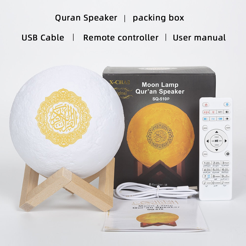 Nouveau lecteur de coran arabe, veilleuse lumineuse de prière, musulmane,  lecteur enfichable, 5 couleurs de lumière, jouets d'apprentissage de 65  segments communs - AliExpress